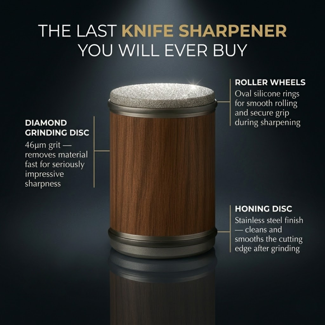 Diamond Rolling Knife-Sharpener Set