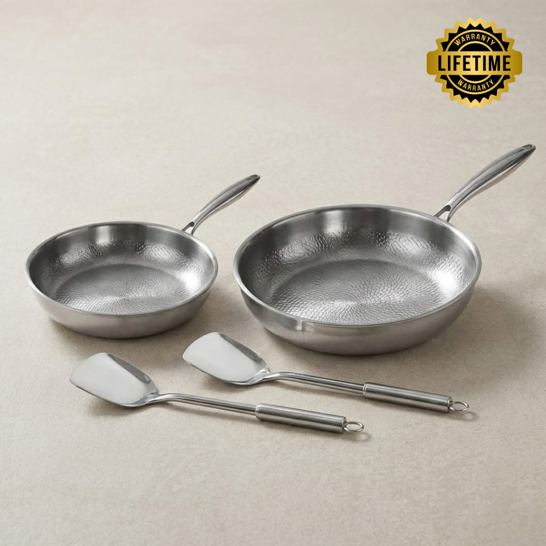 Titanium Hammered Pan Pro Duo Set