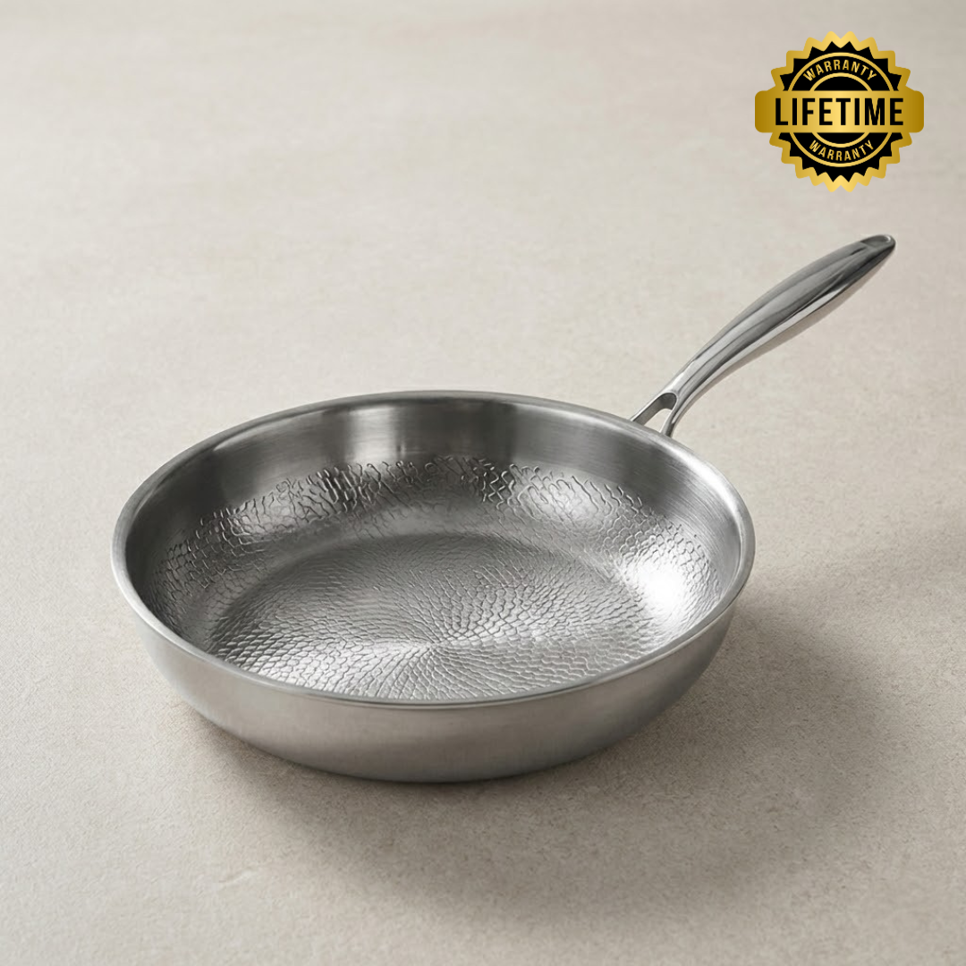 Titanium Hammered Pan + spatula